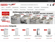 Tablet Screenshot of gastro-billig.com