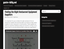 Tablet Screenshot of gastro-billig.net
